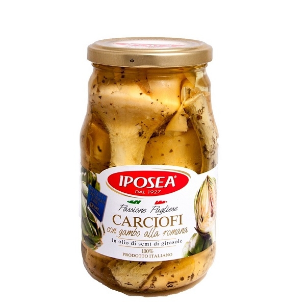Артишоки по-римски в масле Iposea 510 г