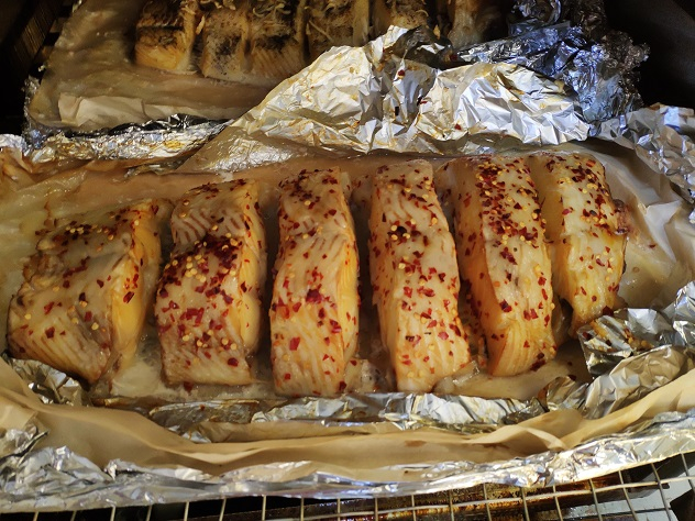 Палтус горячего копчения без кожи