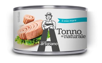 Тунец полосатый филе-ломтики в масле Artigiano 185 г