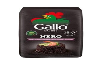 Рис черный нешлифованный пропаренный Riso Gallo 500 г
