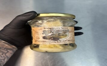 Консервы зубатка с добавлением масла Териберка