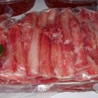 Крабовое мясо кусочками 1000 гр.